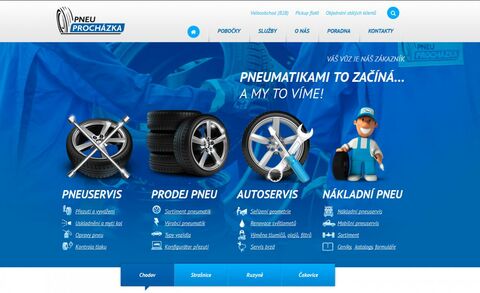 Významný pražský pneuservis přezul web
